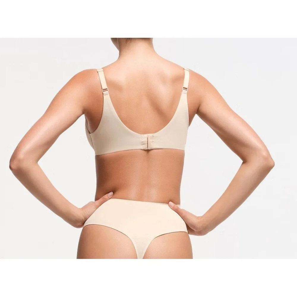 Skims Smoothing Intimates Unlined Full Coverage Bra Sand BA-PLG-2610 38C